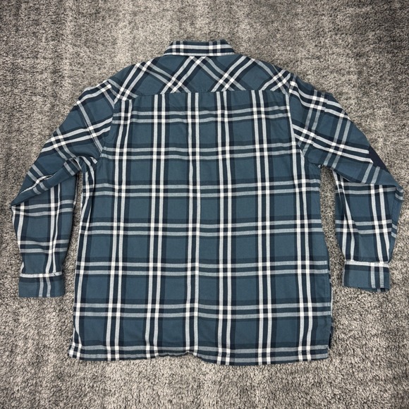 Wrangler ATG Plaid Flannel Shirt Men's XL All Terrain Organic Cotton Polyester - Picture 8 of 11